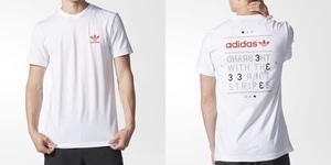 アディダス adidas AZ1077 BRD42 トレフォイルプリント Tシャツ S クリックポストOK