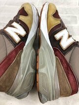 NewBalance ニューバランス M7709FT 770.9 UK製 スニーカー ベージュ×ブラウン 箱無 SIZE:US11.5 29.5cm MH632022071505_画像9