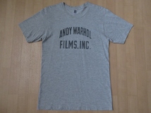 ANDY WARHOL FILMS INC・Tシャツ表面