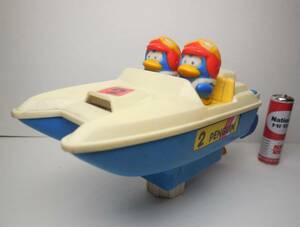 2 ペンギン 2 PENGUIN 乗り ゼンマイ ボート 青 おもちゃ マスダヤ
