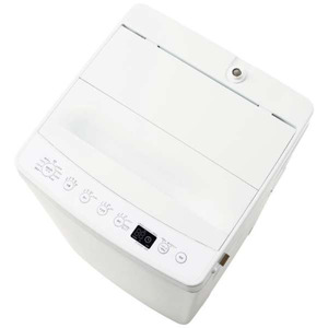 TAGlabel by amadana タグレーベル バイ アマダナ 全自動電気洗濯機 4.5Kg AT-WM45B ホワイト 2020年製 簡易乾燥機能付 洗浄・除菌済み