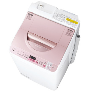 SHARP シャープ 全自動洗濯機 5.5kg ES-TX5A 2016年製 ピンク 簡易乾燥機能付 一人暮らし 洗浄・除菌済み