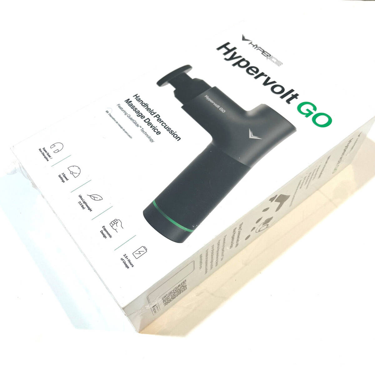 HYPERICE HYPERVOLT GO マッサージ 純正売れ筋 筋膜リリース Go 未開封】ハイパーボルトゴー Hypervolt 【新品 トレーニング用品