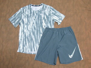 NIKE DRI-FIT ワイルドラン Tシャツ ショートパンツ セットアップ グリーン M ナイキ ランニング 上下セット DA1195-394 DA0170-387