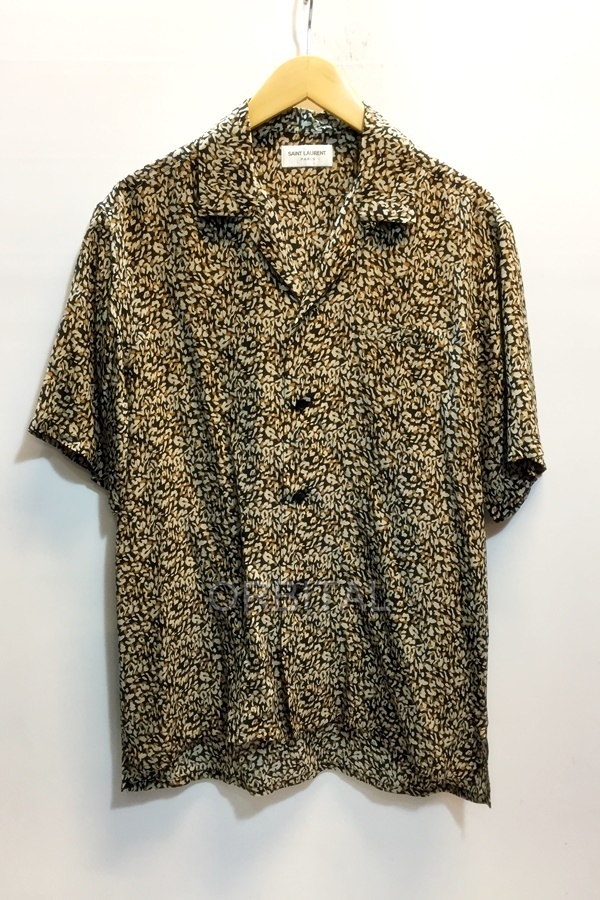 代官山)SAINT LAURENT PARIS サンローランパリ 国内正規 21SS シルク