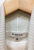 経堂) ブラミンク BLAMINK カシミヤ タートル ニット トップス サイズ38 M位 ホワイト 日本製 7913-230-0223_画像7