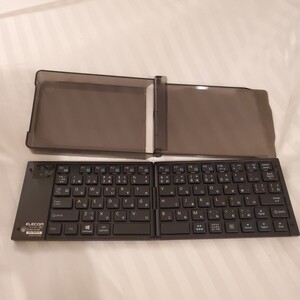 ELECOM折りたたみBluetoothキーボード (Android/iOS/Windows11対応) TK-FLP01BK
