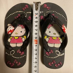 子供 キッズ 女の子 ビーチサンダル 15cm~16.5cm キティ ゴム製