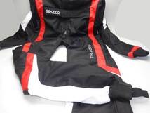 スパルコ新品■Kart Suit レーシングカート走行会　レーシングスーツ　CIK-FIA Level 2 N2013-1 公認　SPARCO SUIT■THUNDER（サンダー)黒_画像5