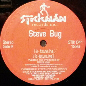 Steve Bug Ho ミニマルハウスパイオニア96年　Stickman Records からの名盤！！