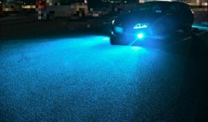 12000K アイスブルー H8/H11/H16 LED バルブ フォグランプ 2個 イスト ヴァンガード ヴィッツ ウィッシュ ヴォクシー80 エスクァイヤbe