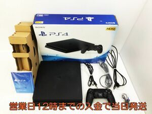 【1円】PS4 本体　PlayStation 4 ジェット・ブラック 500GB (CUH-2100AB01) 初期化・動作確認済み 1A0422-007yy/G4