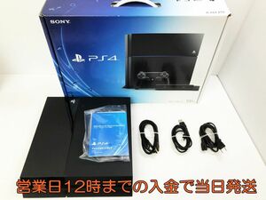 【1円】PS4 本体 PlayStation 4 ジェット・ブラック 500GB (CUH-1000AB01) 初期化・動作確認済み 1A0601-1114yy/G4