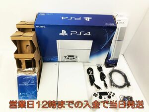 【1円】PS4 本体 PlayStation 4 グレイシャー・ホワイト (CUH-1200AB02) 初期化・動作確認済み 1A0421-092yy/G4