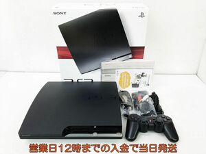 【1円】PS3 本体 セット 120GB ブラック SONY PlayStation3 CECH-2000A 動作確認済 箱 コントローラー DC07-420jy/G4