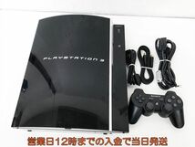 【1円】PS3 本体 セット 40GB ブラック SONY PlayStation3 CECHH00 動作確認済 コントローラー DC07-425jy/G4_画像1