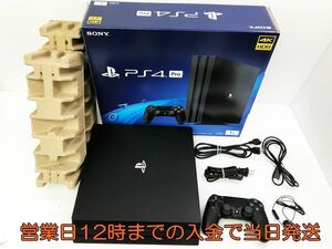 【1円】PS4 本体 PlayStation 4 Pro ジェット・ブラック 1TB (CUH-7200BB01) 初期化・動作確認済み 1A6000-308yy/G4