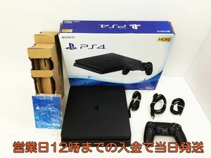 【1円】PS4 本体 PlayStation 4 ジェット・ブラック 500GB (CUH-2100AB01) 初期化・動作確認済み 1A6000-309yy/G4