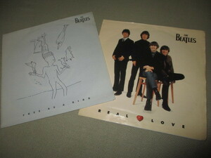 beatles / free as a bird real love (US盤2枚セット送料込み!!)