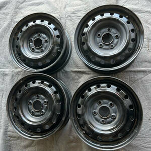 JC-R40008 15×5.5JJ　PCD114.3　+48　5H　ハブ径65　スチールホイール4本SET