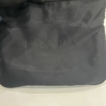 ★PRADA プラダ　ショルダーバッグ　ミニショルダーバッグ　ブランドバッグ　ナイロン　ブラック　中古　0620NA_画像8