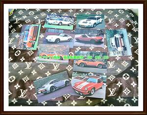 ◆　廃盤　レトロ　レア　ポルシェ　スーパーカー　カード　１０枚　検索　昭和　車　トレカ　アンティーク　１９７０年代　アンティーク