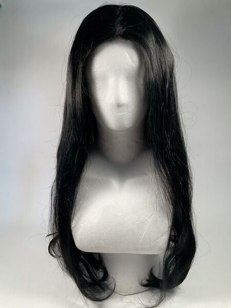 ウィッグ 黒 かつら フルウィッグ 未使用 ロング 34