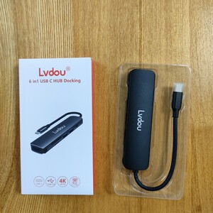 USB C ハブ アダプター 6-in-1
