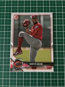 即決のみ！★TOPPS MLB 2018 BOWMAN DRAFT BASEBALL BD-58 HUNTER GREENE【CINCINNATI REDS】ベースカード 18★