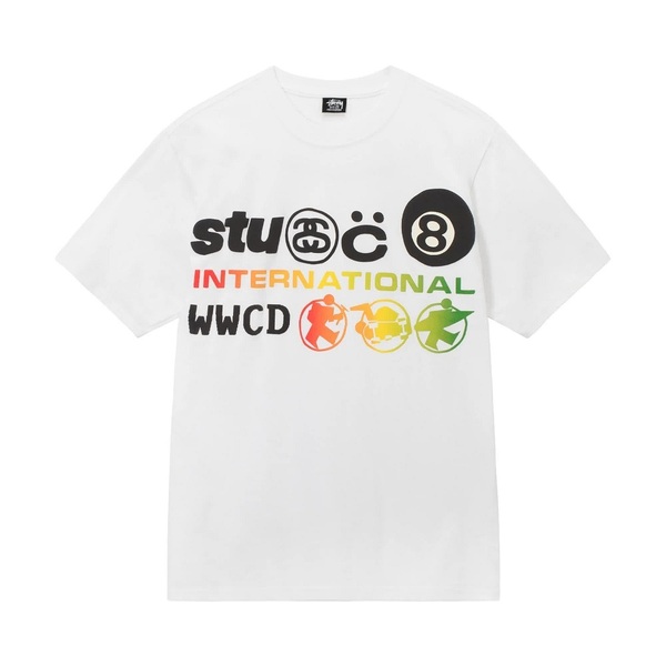 Stussy & Cactus Plant Flea Market NTERNATIONAL TEE (ステッカー付き③)