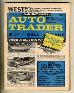 【c9155】82.12.2 AUTO TRADER [WEST EDITION] （米国ロサンゼルス周辺の中古車売買情報誌）