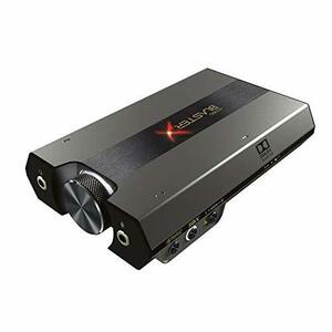 Creative Sound BlasterX G6 高音質 ポータブル ハイレゾ対応 ゲーミング USB DAC PC PS4 Switch SBX-G6 ブラック(中古品)