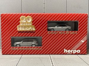 1/87 Herpa 20 Jahre Herpa VW Scirocoo and Golf IV 4-turig
