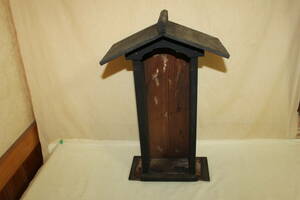 * old household Shinto shrine . inserting / old tool / old Japanese-style house / era box / old box / antique ②