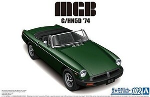 MG-B MK-3 '74　BLMC G/HN5D　1/24　アオシマ