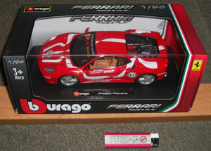  Ferrari F430fi Ora no1/24 BBurago 