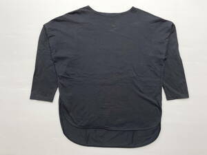 コーエン coen enjoy easy chic 長袖Tシャツ ロンT ボートネック　　サイドスリット コットンシャツ 石瀬4295