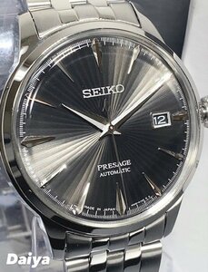 新品 SEIKO セイコー 正規品 腕時計 Presage プレザージュ 自動巻 オートマチック カレンダー スケルトンバック ステンレス 防水 SRPE17J1