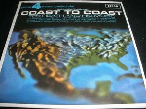 テッド・ヒース コースト・トゥ・コースト デッカ フェイズ４ ステレオ オリジナル 紙ジャケ 美品 Ted Heath Coast To Coast