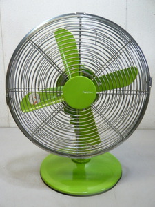 * stylish color green do cow car metal electric fan JIM-353 operation goods!140 size shipping 