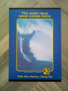 *HANGTEN handle ton advertisement / easy! inserting only frame set surfing poster manner design A4 size postage 230 jpy ~