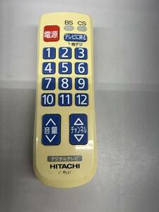 【RL-5-85】HITACHI 日立 C-RU1 ジャンク品 テレビリモコン