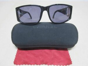  genuine article * beautiful goods *CHANEL Chanel * matelasse * sunglasses glasses glasses case attaching lens times none 