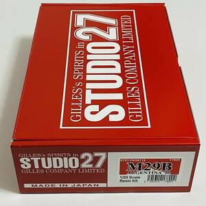 [ not yet constructed goods ]STUDIO27 Studio 27 ST27-FK20118 M29B ARGENTINA'80 McLAREN Argentina 1/20 scale resin kit garage kit 