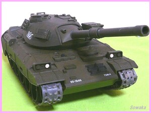■京商EGG ラジコン1/24★RC 陸上自衛隊74式戦車★走行確認 BB弾発射 砲塔旋回確認済ですがキャタピラジャンク品◎