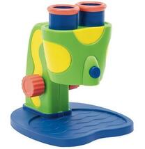 学習玩具 幼児向け 初めての顕微鏡 ８倍まで拡大可能 LEDライト 科学 使い易い 大きな接眼レンズ シンプルデザイン 誕生日　プレゼント_画像2