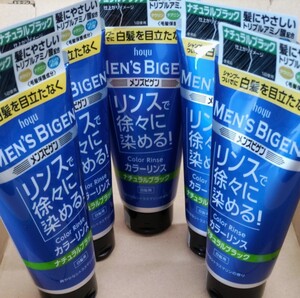 メンズビゲン カラーリンス ナチュラルブラック ×5