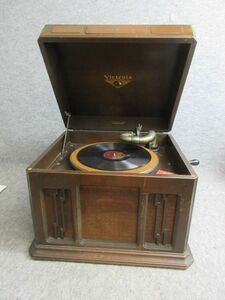 【政】31134 アンティーク蓄音機 Victrola 昭和 レトロ 骨董 古物