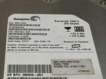 SEAGATE HDD ハードディスク　ST3250624AS 250GB 健康状態良好　 CA45SH 9907_画像2