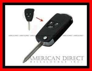 [ keyless ]06-07y Magnum charger Jack knife key key remote control case cover f lip 3 button blank key Dodge Jeep 